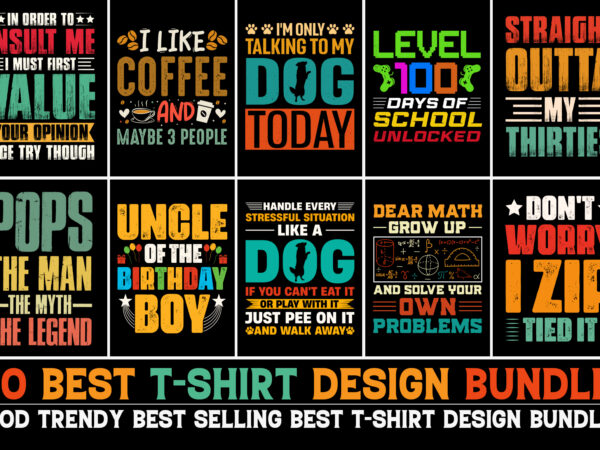 T-shirt design bundle