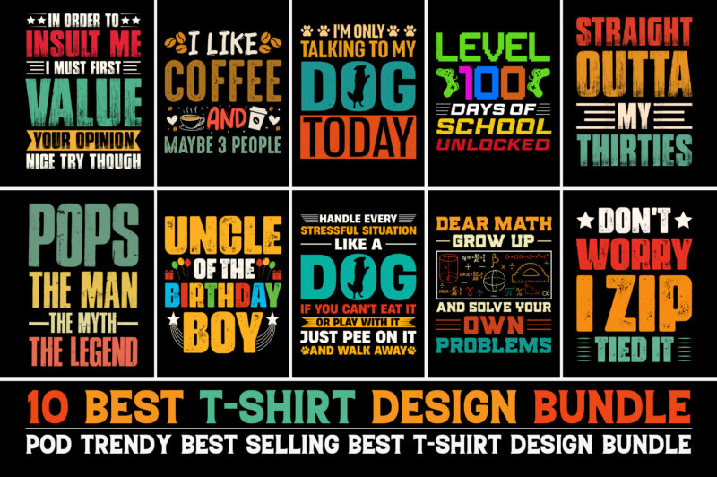 T-Shirt Design Bundle