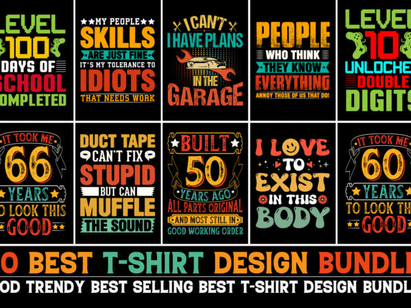 T-shirt design bundle