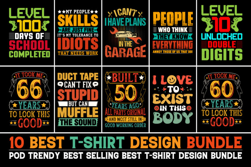 T-Shirt Design Bundle