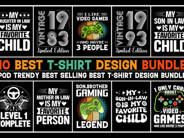 T-shirt design bundle-best t-shirt design