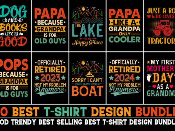 T-shirt design bundle png