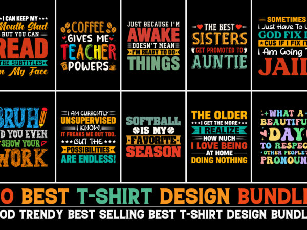 T-shirt design bundle png