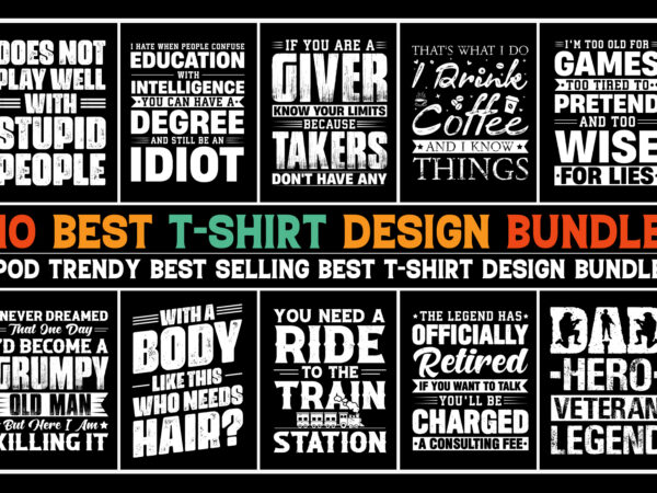 T-shirt design bundle png