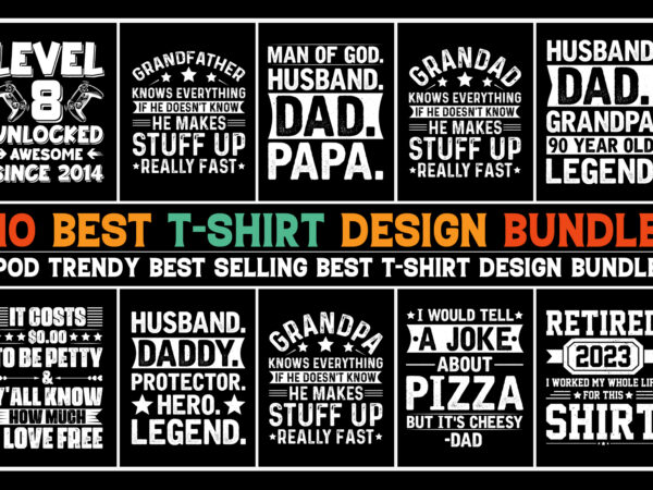 T-shirt design bundle-vintage