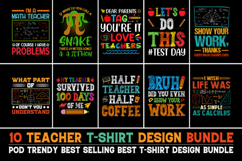 100 T-Shirt Design Bundle 1