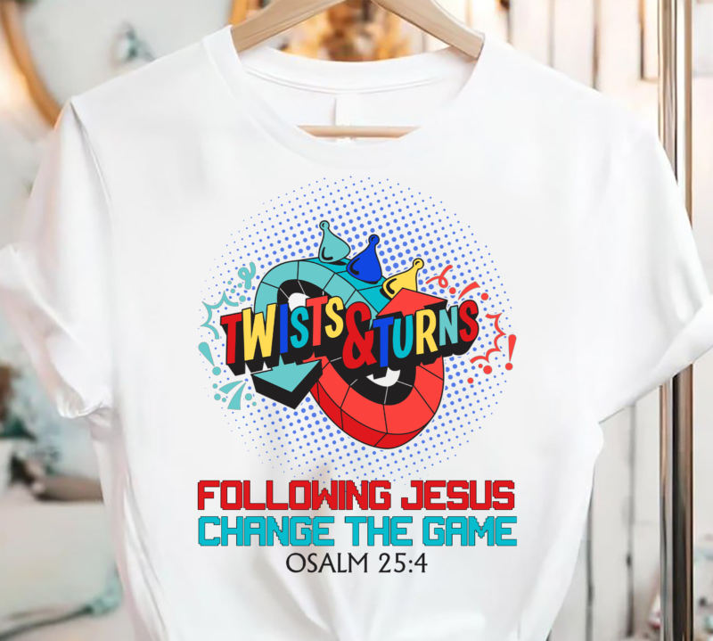 Twists And Turns Following Jesus Changes The Game Vbs 2023 T-shirt