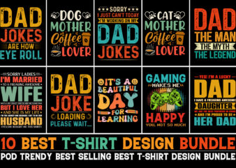 Typography T-Shirt Design Bundle