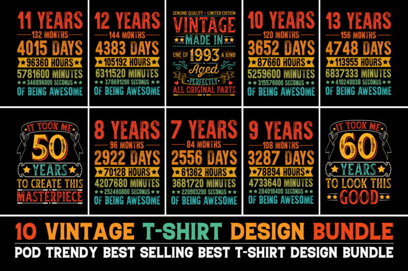 100 T-Shirt Design Bundle 8