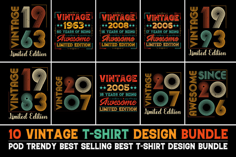 100 T-Shirt Design Bundle 4