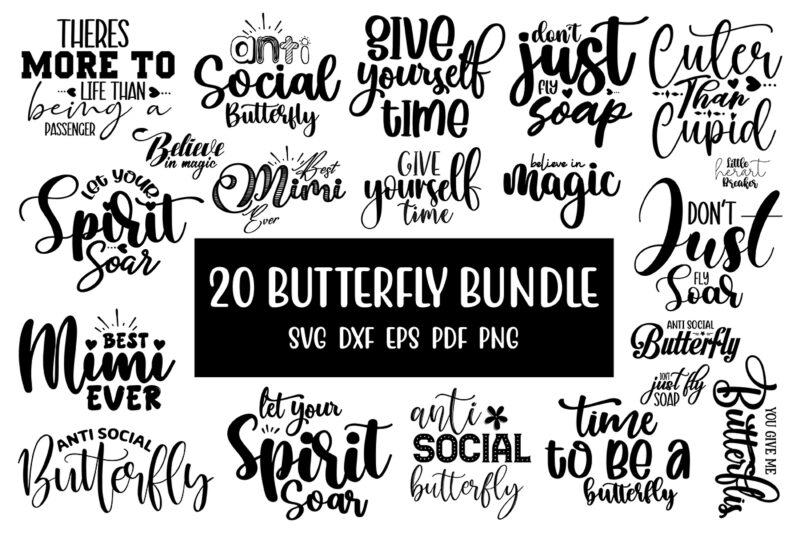 Butterfly SVG Bundle, Butterfly SVG