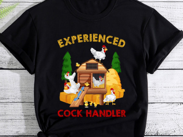 Experienced cock handler funny chicken pc vector clipart