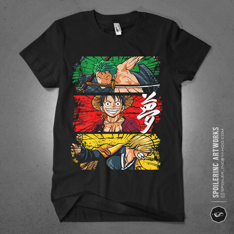 populer anime lover tshirt design bundle illustration part 5 - Buy t ...