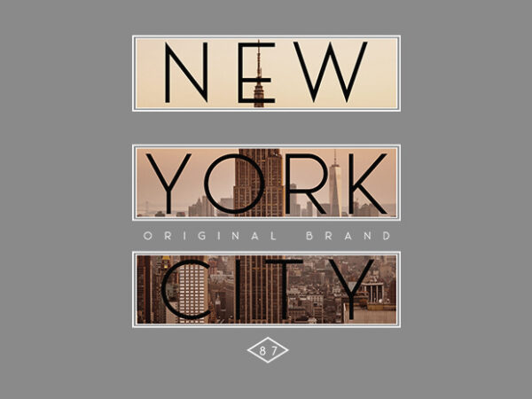 New york T shirt vector artwork