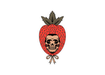 skull strawberry