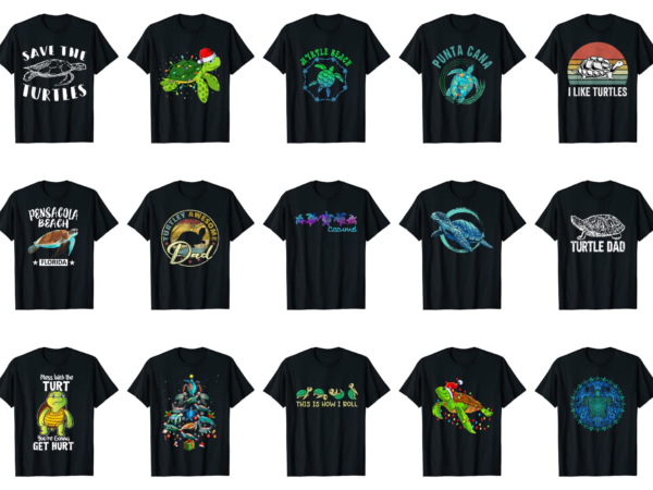15 turtle shirt designs bundle for commercial use part 5, turtle t-shirt, turtle png file, turtle digital file, turtle gift, turtle download, turtle design