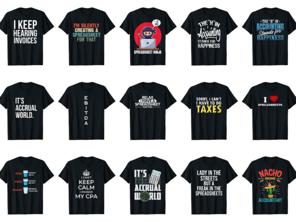 15 accounting shirt designs bundle for commercial use part 4, accounting t-shirt, accounting png file, accounting digital file, accounting gift, accounting download, accounting design