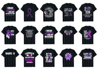 15 Pancreatic Cancer Awareness Shirt Designs Bundle For Commercial Use Part 5, Pancreatic Cancer Awareness T-shirt, Pancreatic Cancer Awareness png file, Pancreatic Cancer Awareness digital file, Pancreatic Cancer Awareness gift,