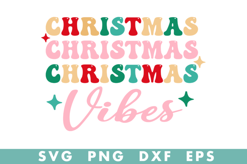 christmas vibes tshirt design