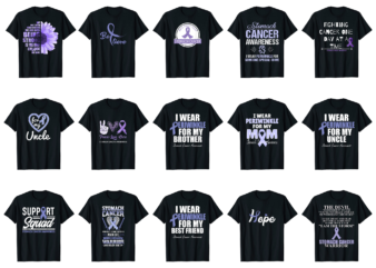 15 Stomach Cancer Awareness Shirt Designs Bundle For Commercial Use Part 5, Stomach Cancer Awareness T-shirt, Stomach Cancer Awareness png file, Stomach Cancer Awareness digital file, Stomach Cancer Awareness gift,