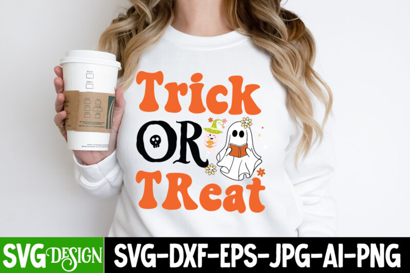 Trick Or Treat T-Shirt Design, Trick Or Treat vector T-Shirt Design , Witches Be Crazy T-Shirt Design, Witches Be Crazy Vector T-Shirt Design, Happy Halloween T-Shirt Design, Happy Halloween Vector