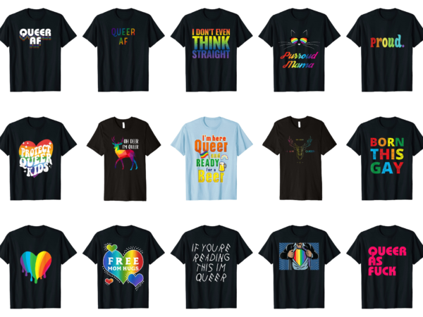 15 queer shirt designs bundle for commercial use part 5, queer t-shirt, queer png file, queer digital file, queer gift, queer download, queer design