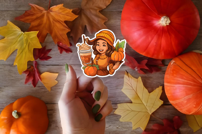 Thanksgiving Turkey Themed Stickers Bundle