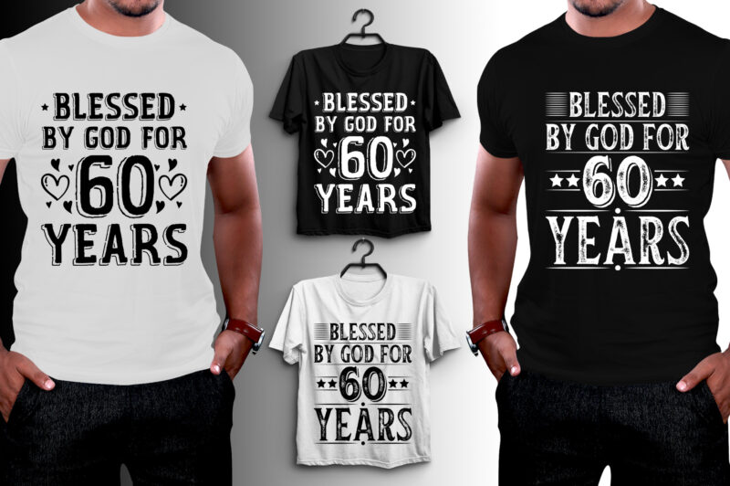 Blessed By God Birthday T-Shirt Design