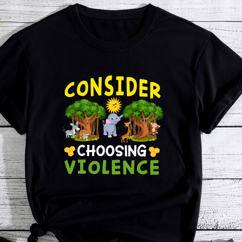 Consider Choosing Violence Cute Woodland PC