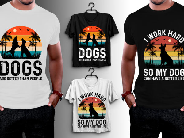 Dog t-shirt design