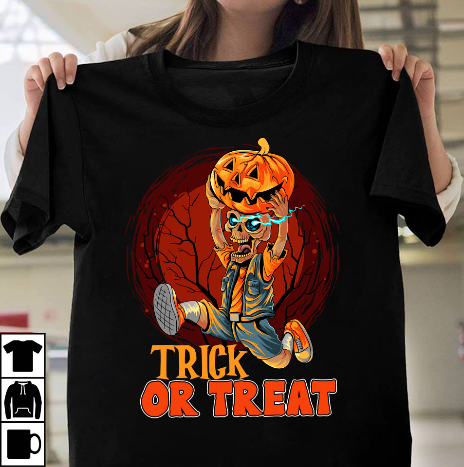 Trick Or Treat T-shirt Design, halloween halloween,horror,nights ...