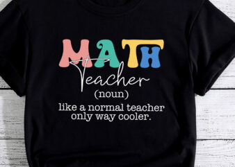 Funny Math Teacher Definition for Women _ Men PC