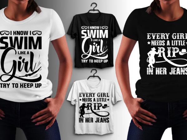 Girl t-shirt design