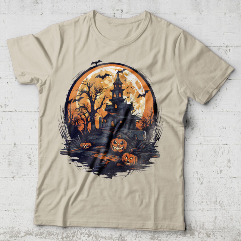 Halloween t-shirt design 45