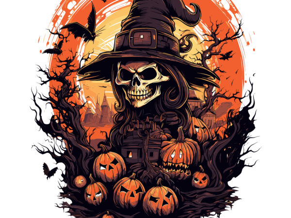 Halloween t-shirt design 6