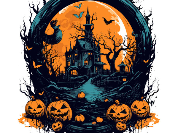 Halloween t-shirt design 64