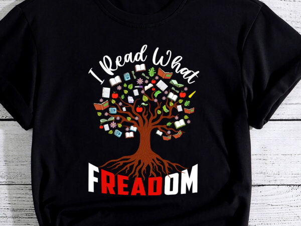 I read what i want – banned books week librarian pc t shirt design for sale