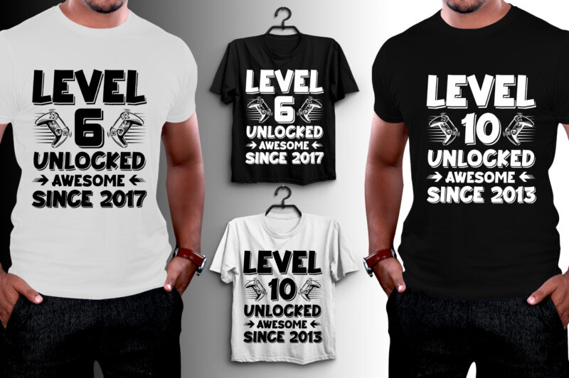 Level Unlocked T-Shirt Design