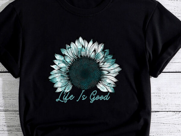 Life is funny really good sunflower men women family black pc t shirt vector graphic