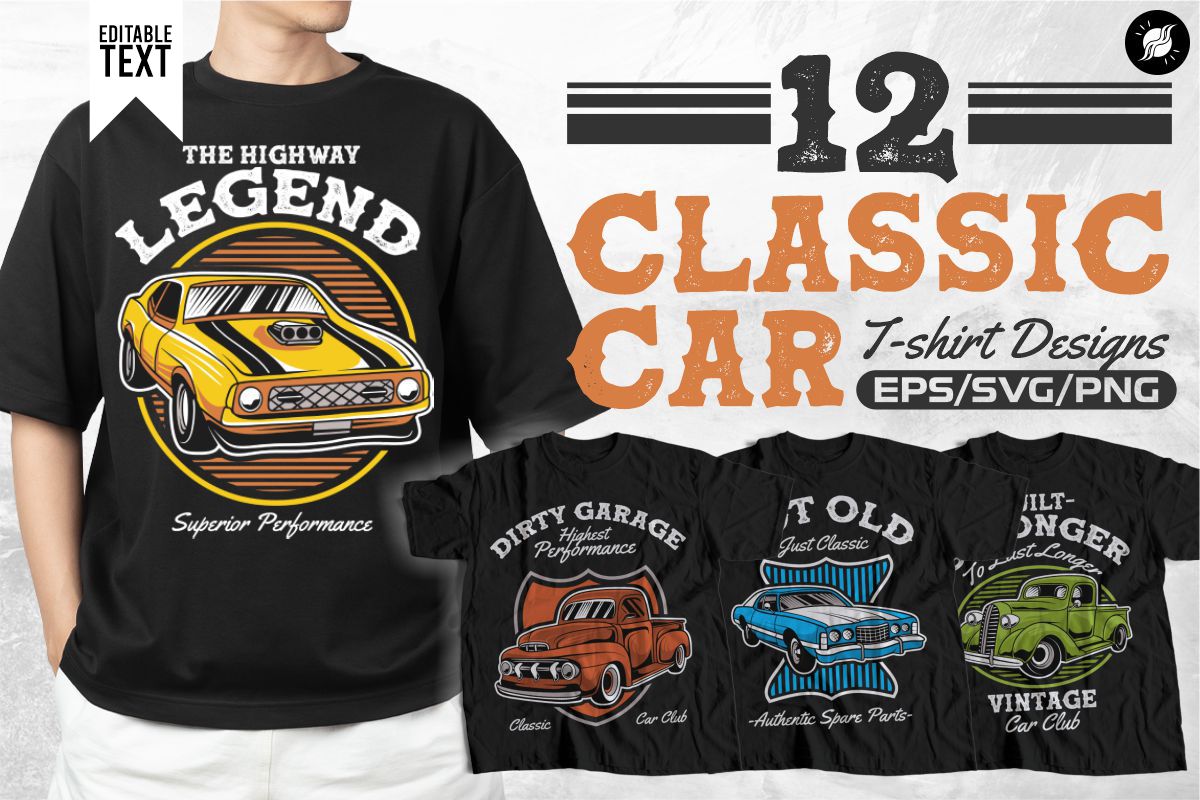 classic car t shirts