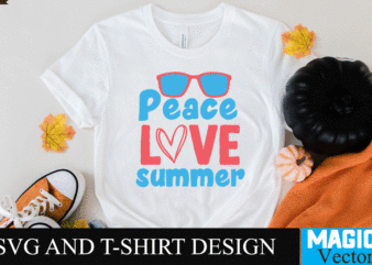 Peace Love Summer 0 SVG Cut File,summer svg, summer svg free, hello summer svg, summer svg designs, schools out for summer svg, hello summer svg free, schools out for summer