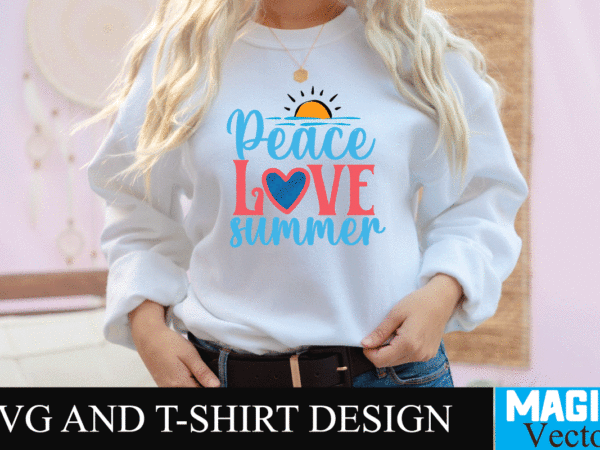 Peace love summer svg cut file,summer svg, summer svg free, hello summer svg, summer svg designs, schools out for summer svg, hello summer svg free, schools out for summer svg