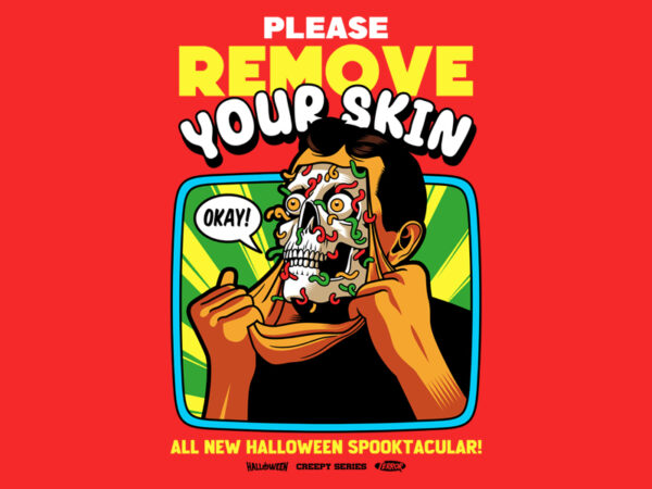 Remove your skin t shirt design online