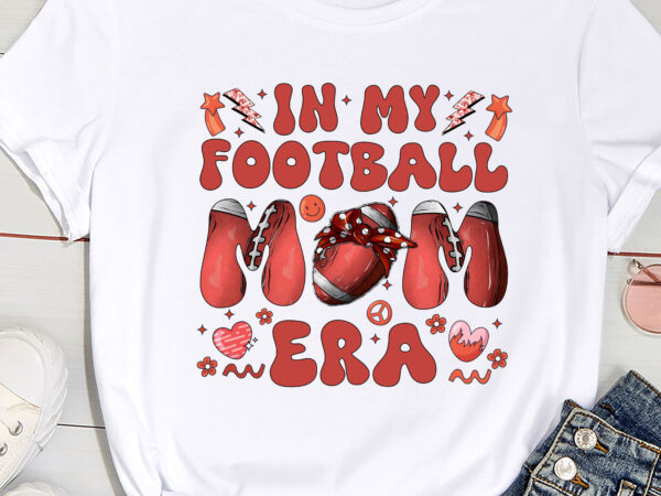 Retro in my football mom era football mama women pc t shirt design online