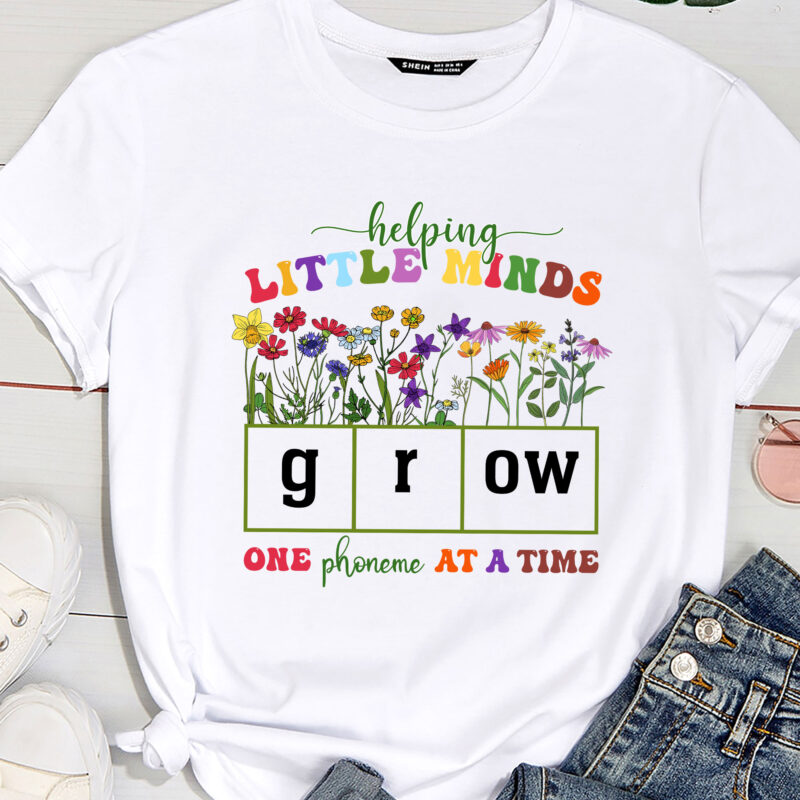 Science of Reading Helping A Little Minds Grow Phonics Women PC