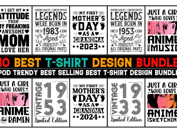 T-shirt design bundle