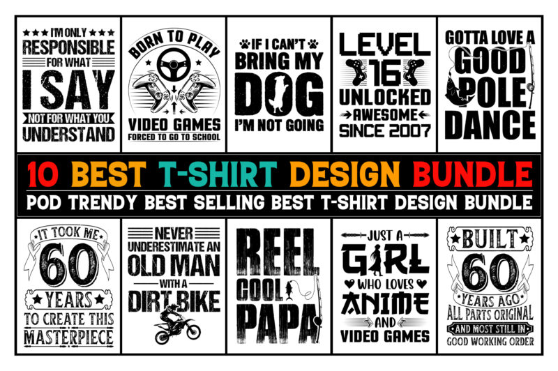 T-Shirt Design Bundle