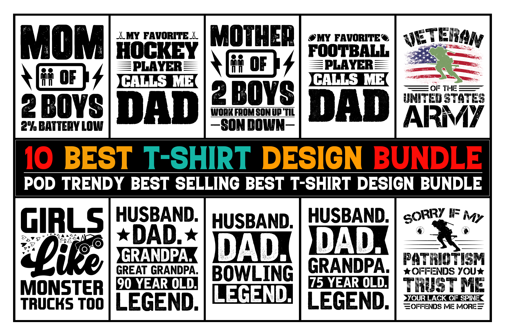 Vintage Football T-shirt Design Bundle