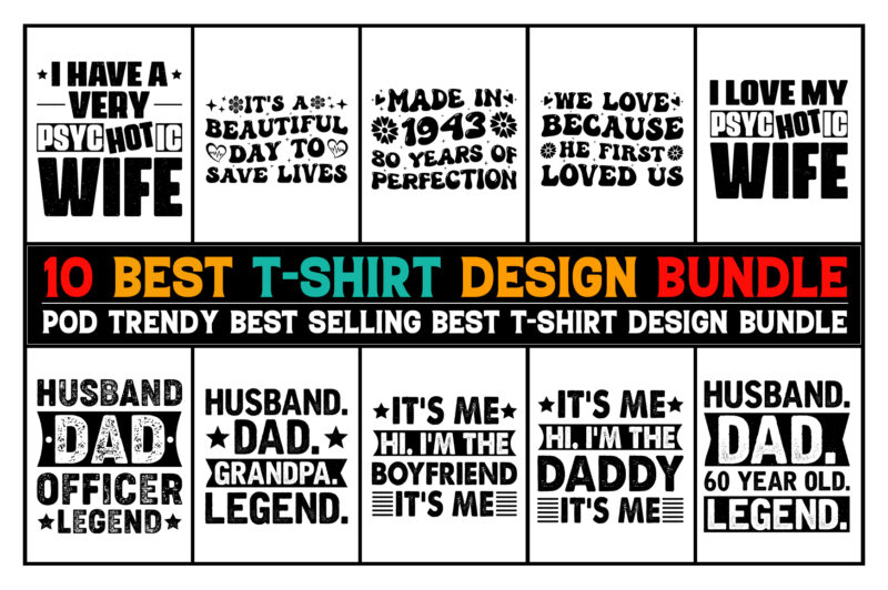 T-Shirt Design-T-Shirt Design Bundle