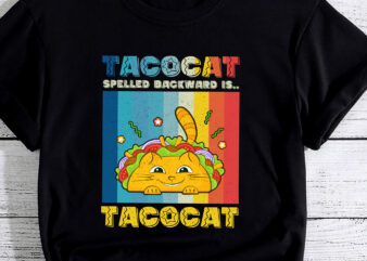 Taco Cat Spelled Backwards Is Tacocat Shirt Kids Youth Girls PC